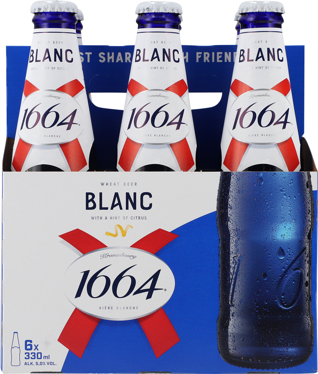 Kronenbourg 1664 Blanc 5% 6-pak 198 cl