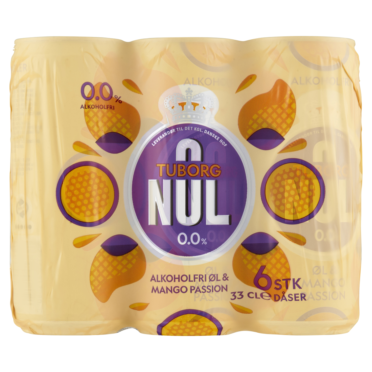 Tuborg Nul mango 6-pak ds 1980 ml