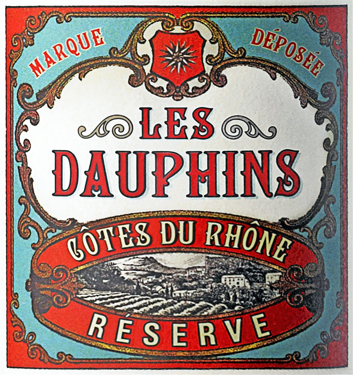 Les Dauphins rouge bib 2250 ml
