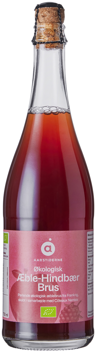 Aarstiderne Æble-/hindbærbrus øko 750 ml