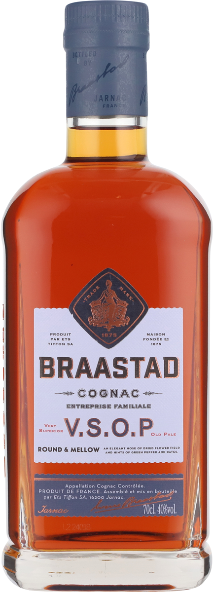 Braastad VSOP cognac 40% 700 ml