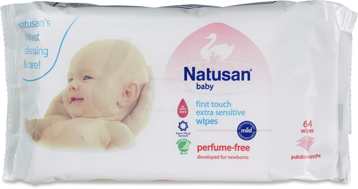 Natusan vaskeserv. display 64 stk.