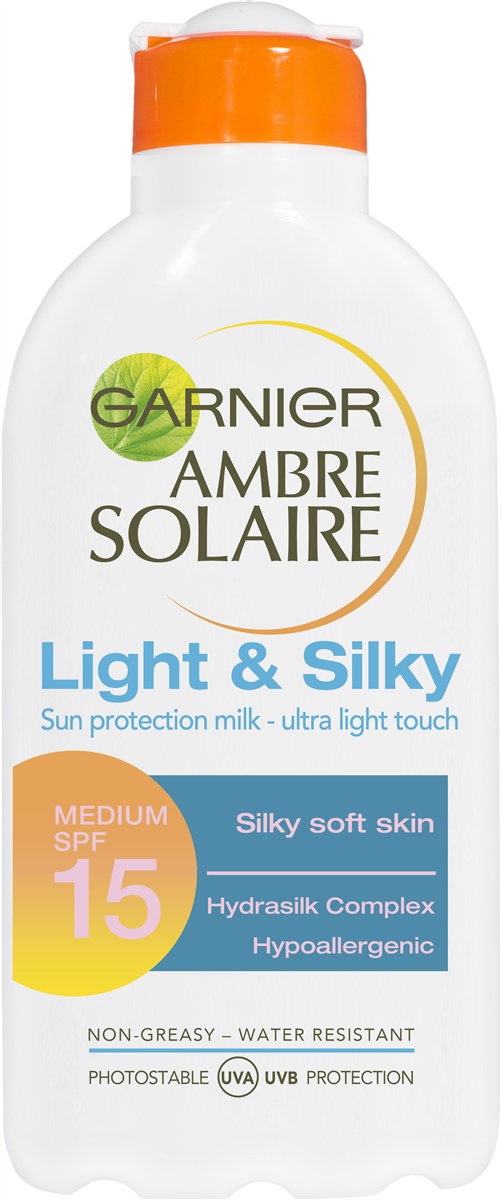 As light&silky milk SPF 15 200 ml