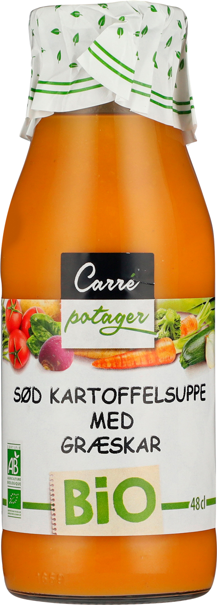 Sød kartoffelsup m/græ øko 480 ml