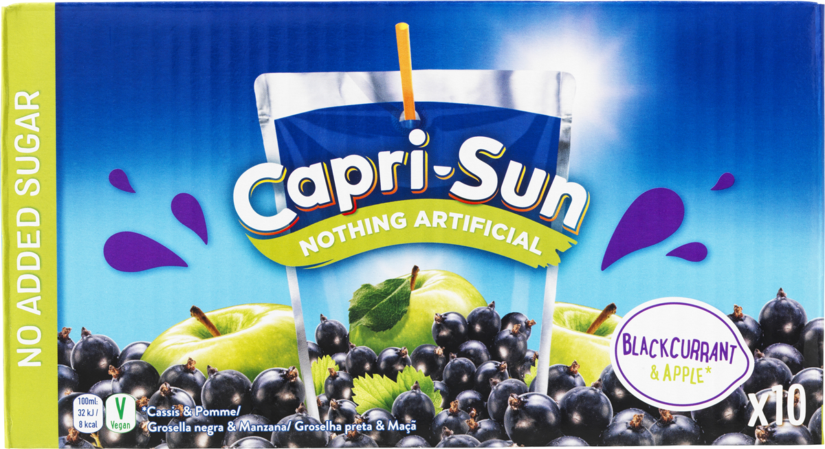 Capri Sun æble/solbær 10 pk 10 stk.