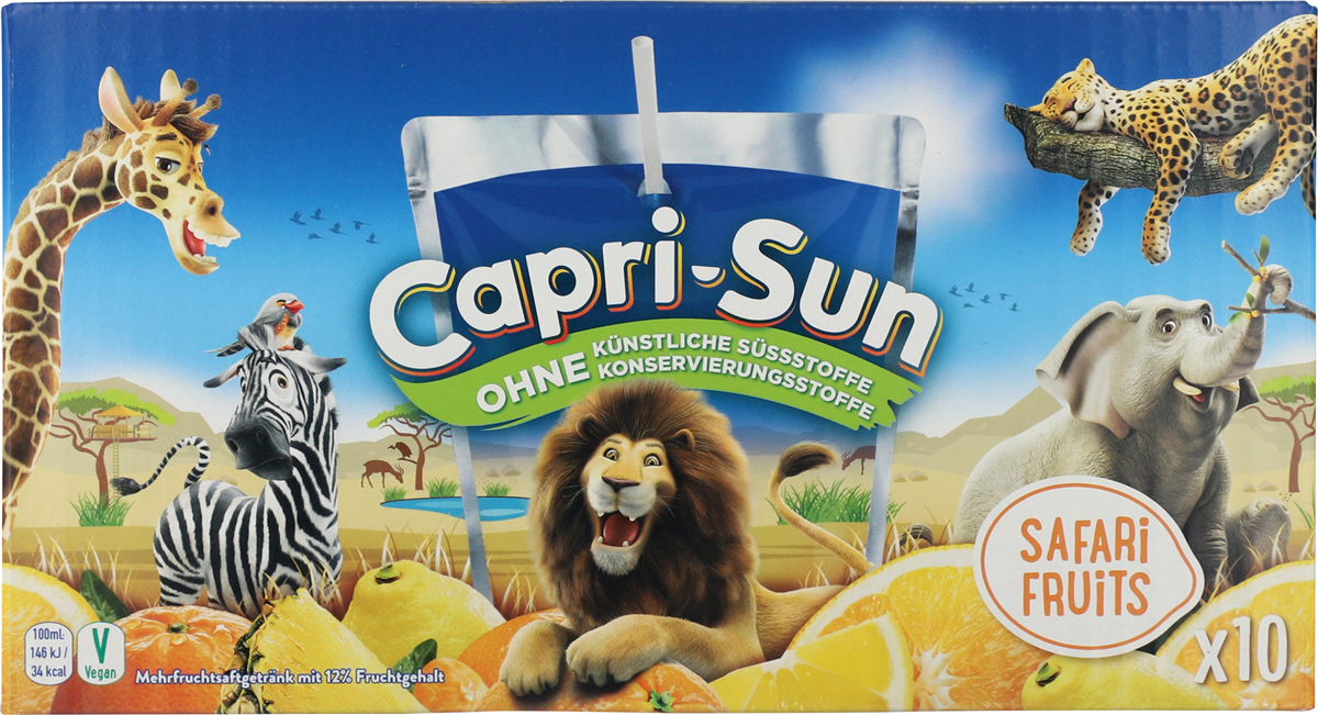 Capri Sun Safari 10-pak 2000 ml