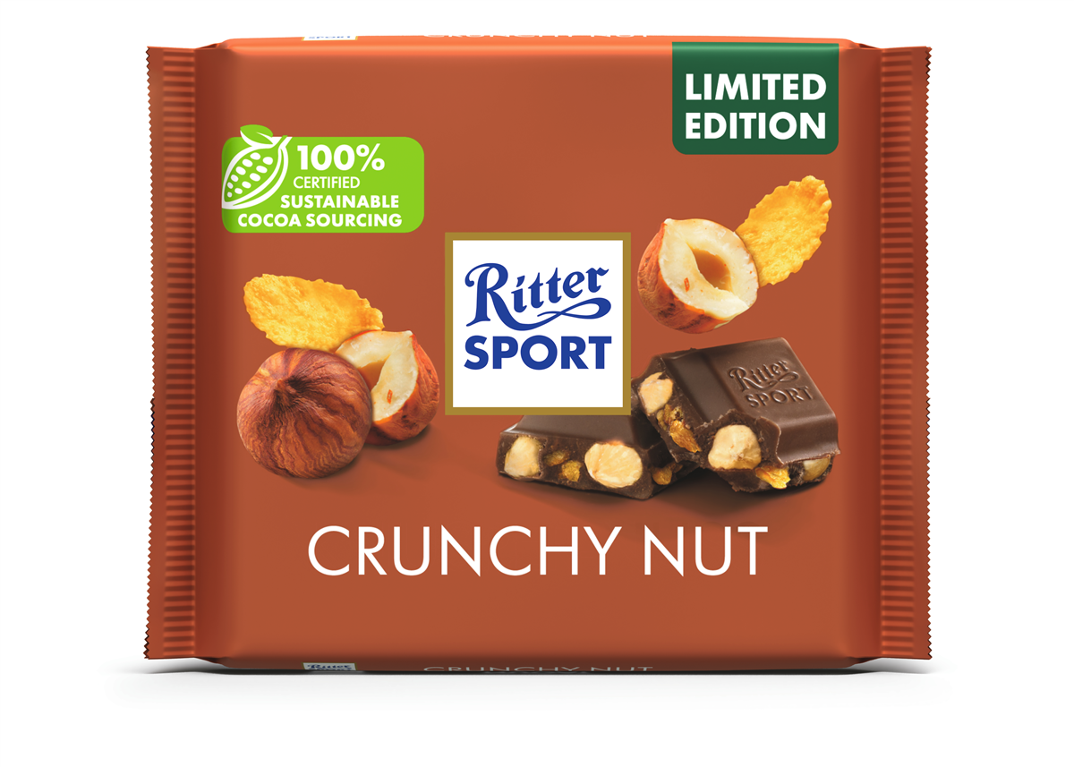 Ritter Sport Mælkechokolade med Hasselnødder