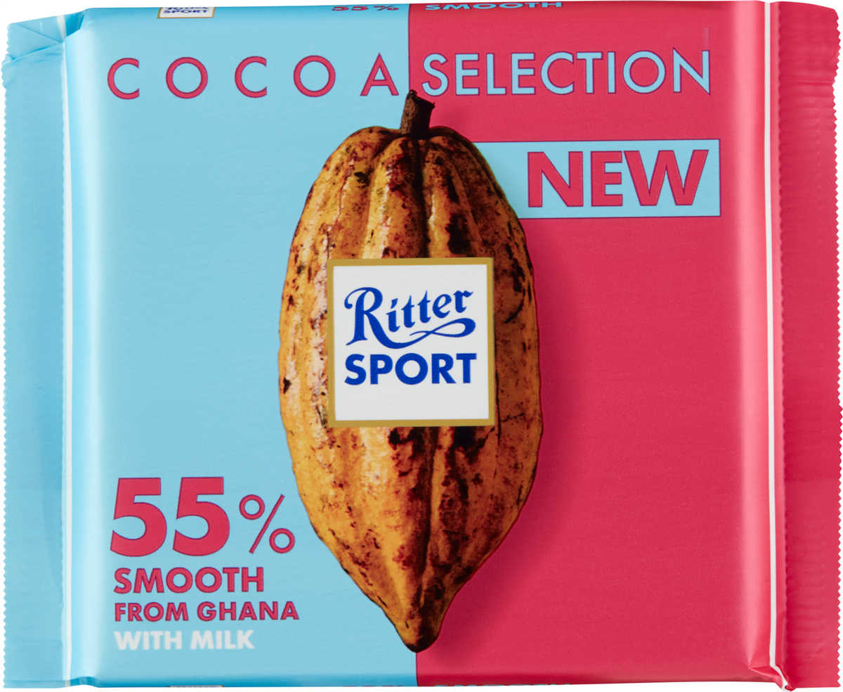Ritter cocoa mælk 55% 100 g