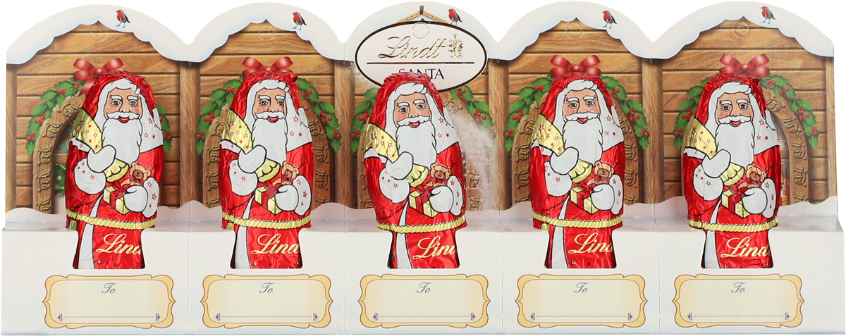 Lindt mini julemænd 5 x 10 g 50 g