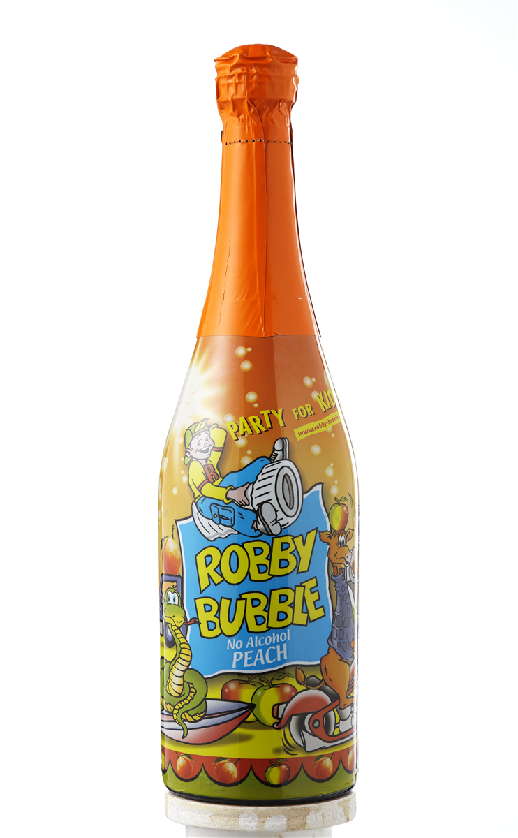 Robby Bubble fersken 750 ml