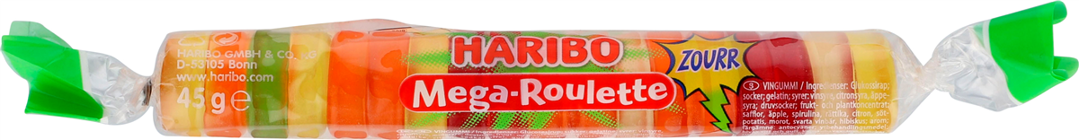 Haribo Mega Roulette Sour 45 g