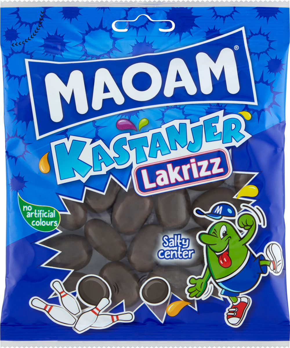 Maoam Kastanjer Lakrizz 120 g