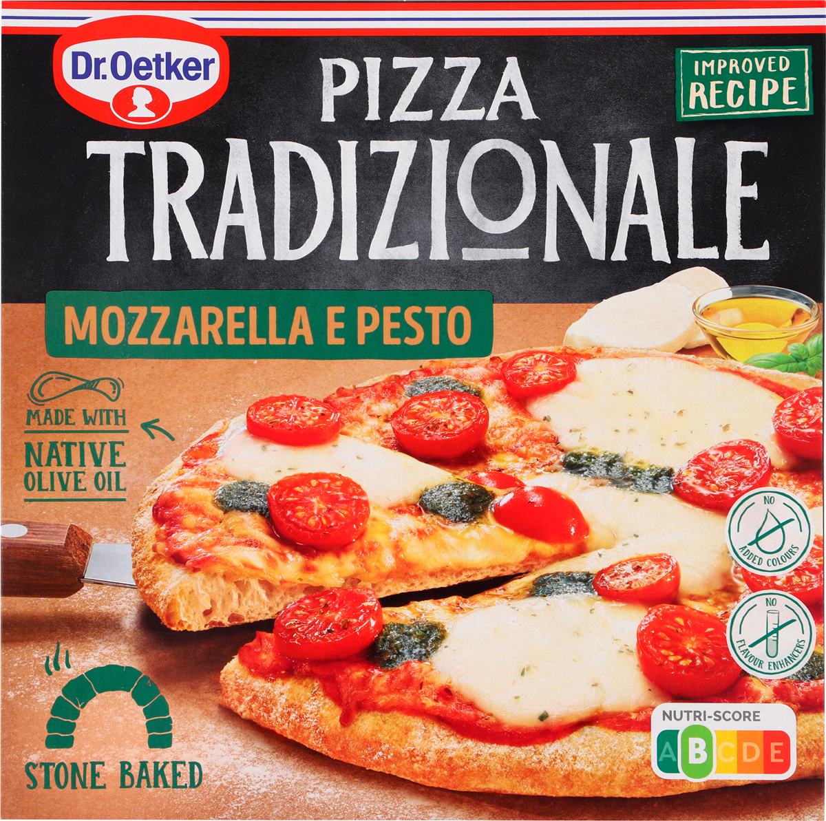 Dr. Oetker Tradizionale Pizza Mozzarella Pesto 385 g