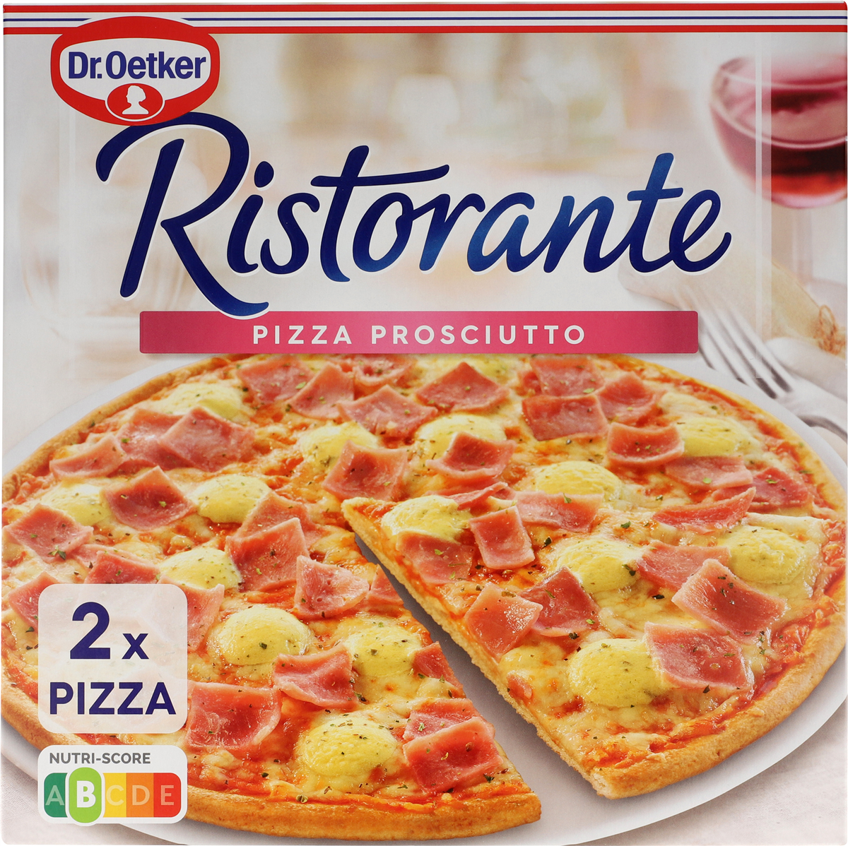 Dr. Oetker Pizza prosciutto 2 stk 680 g