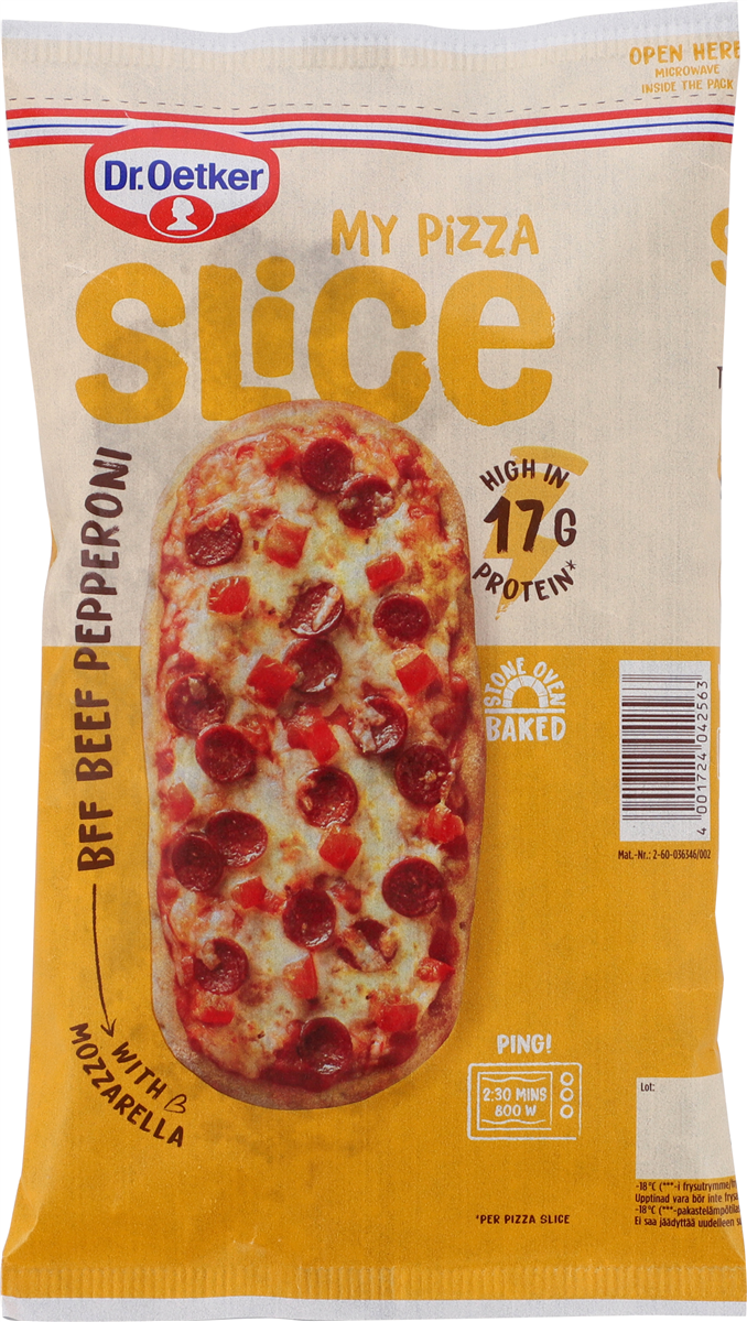 My Pizza Slice beef pepper 140 g