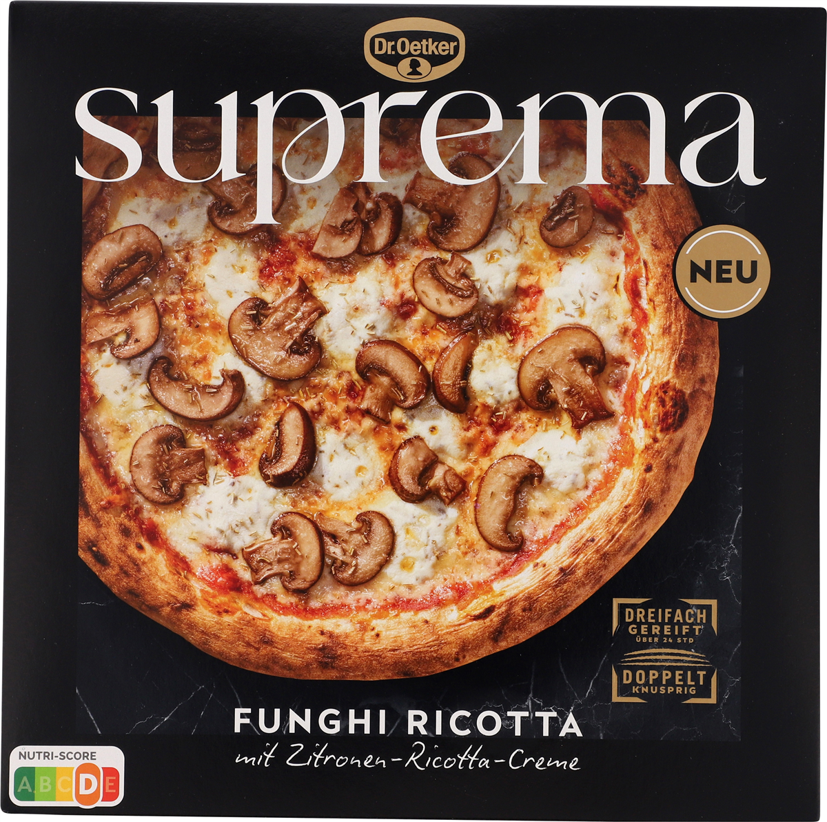 Dr. Oetker Pizza Champignon Ricottacreme Citron 525 g