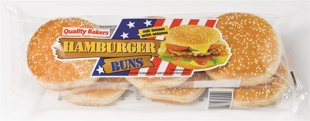 Burgerboller sesam 6 stk 6 stk.