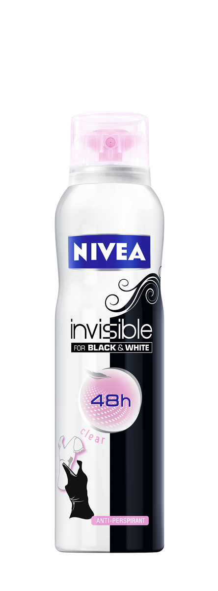 Nivea Black&White c. spray 150 ml