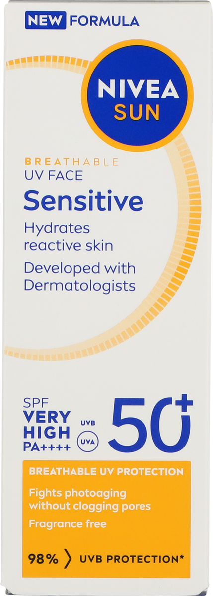 Nivea Face Cream UV Sensit SPF50 50 ml