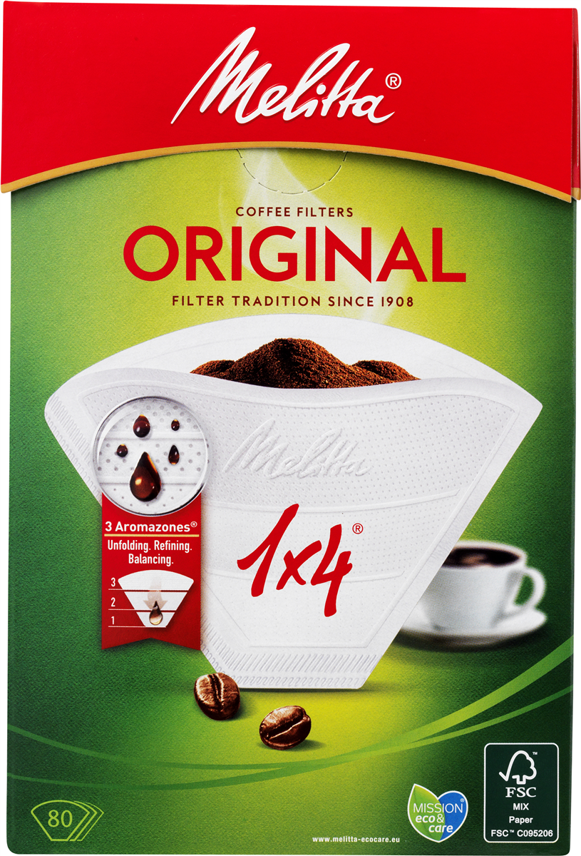 Melitta Kaffefilter 1x4