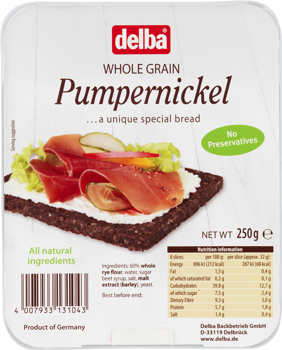 Elba Pumpernikkel Brød