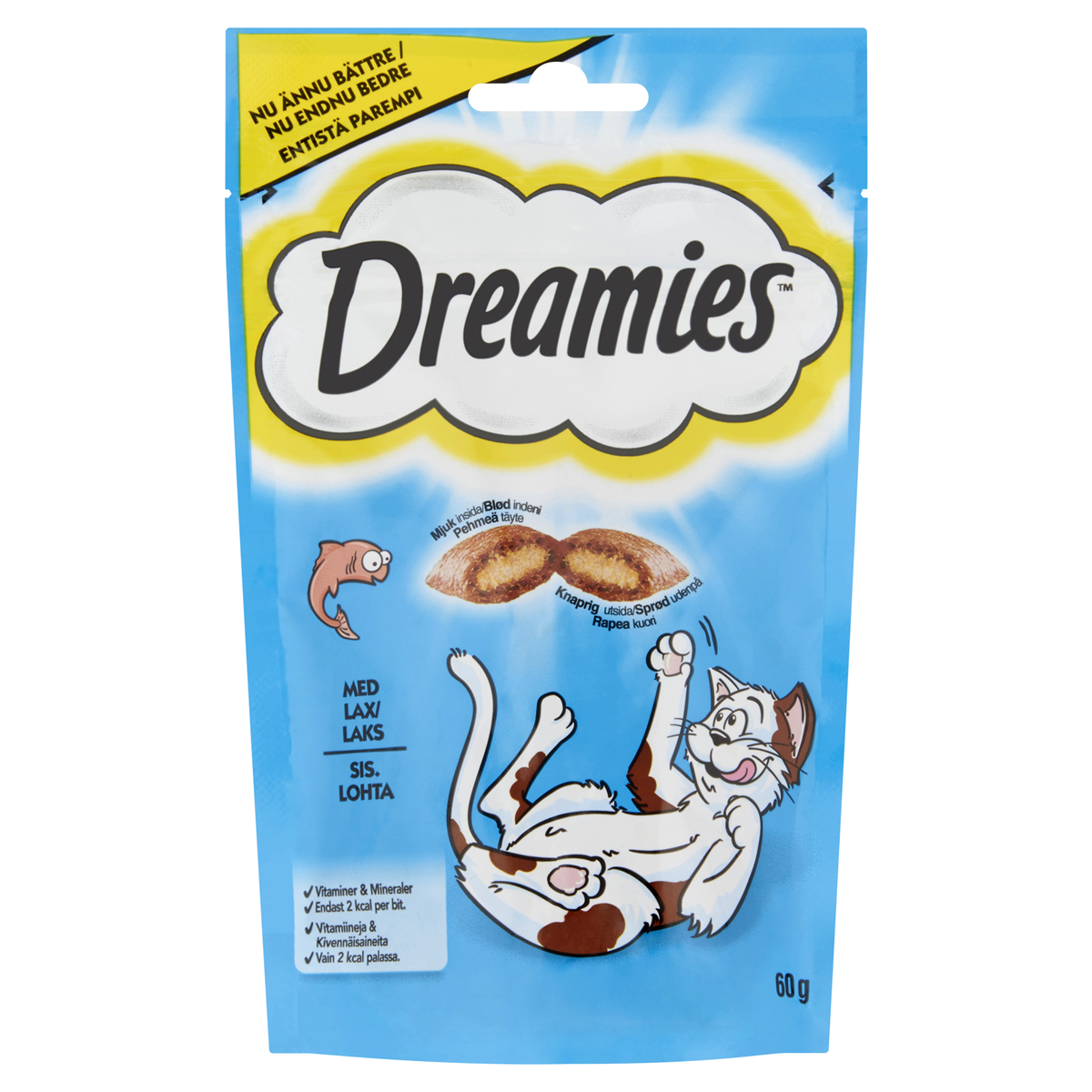 Dreamies snack laks 60 g