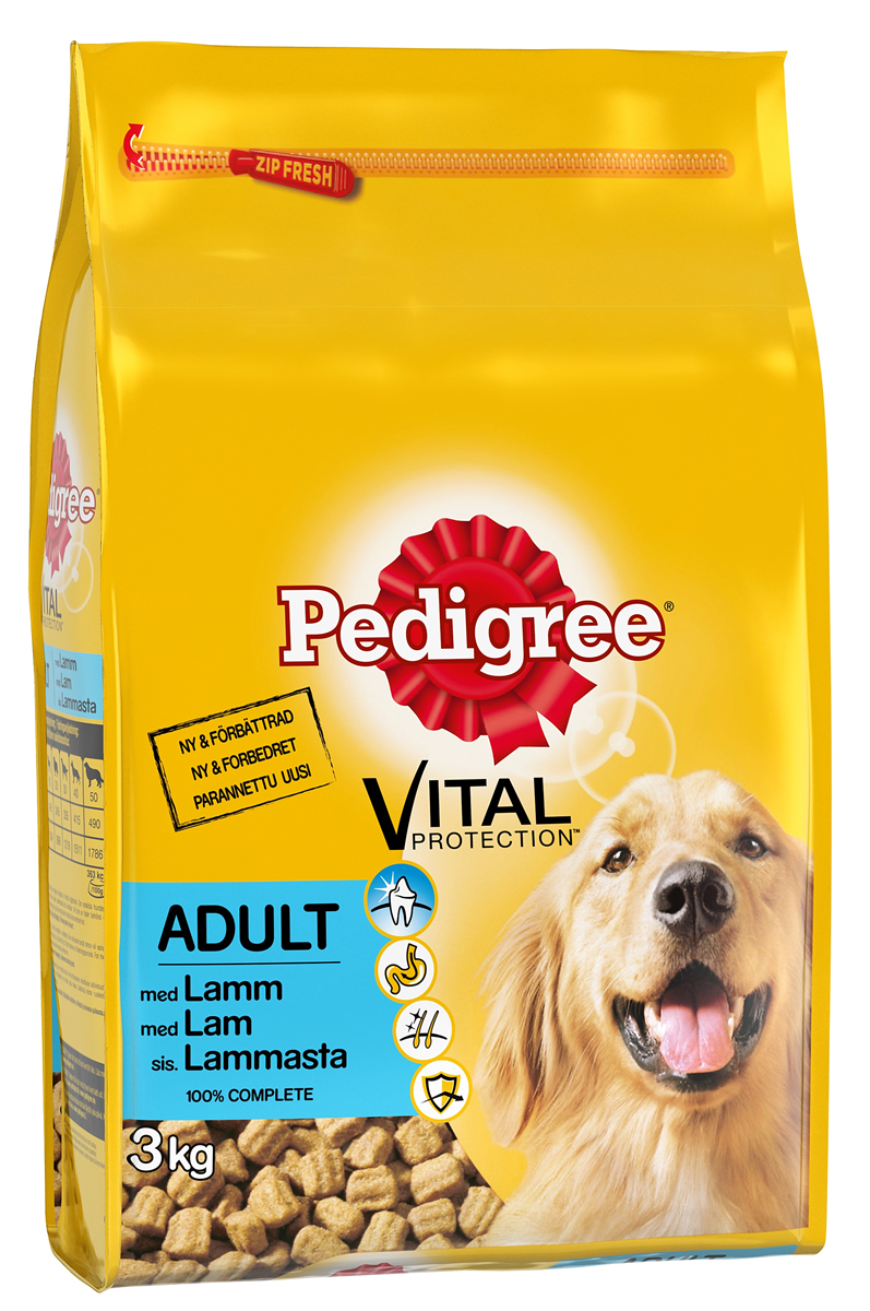 Pedigree Adult lam 3000 g