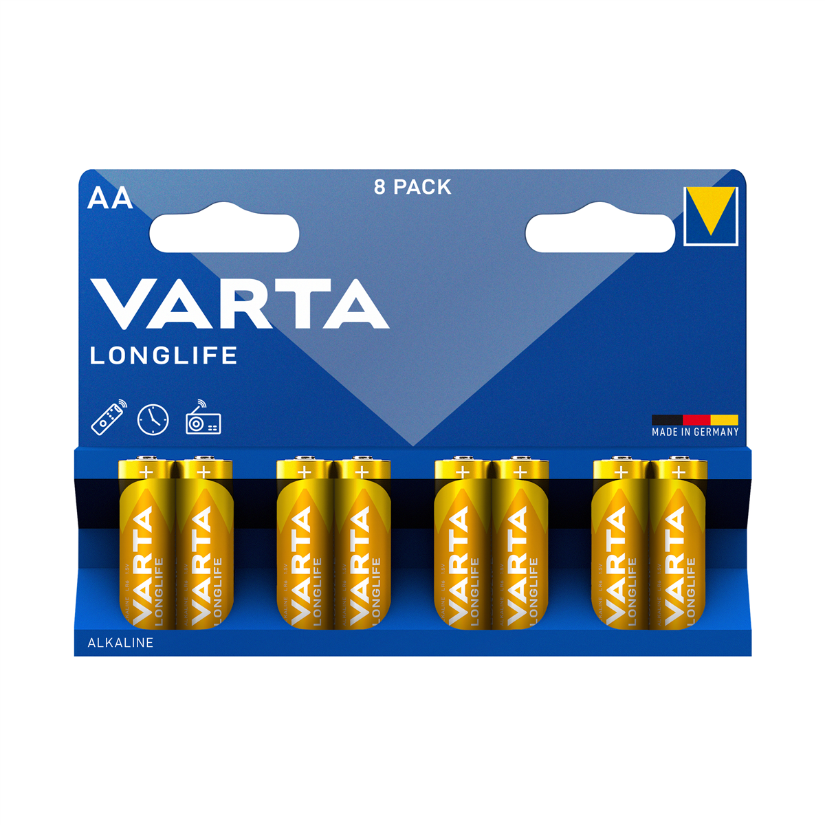 Varta Longlife AA 8 stk.