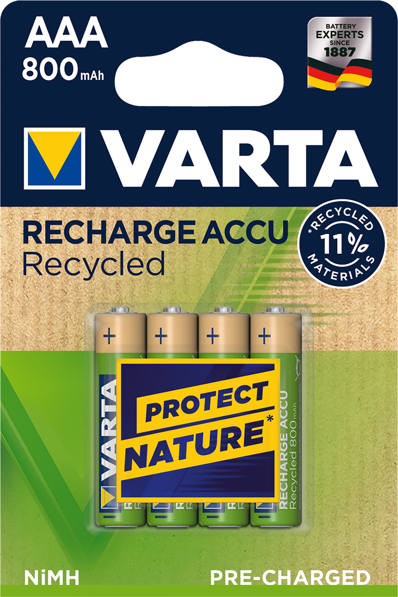 Varta Recycled AAA 800mAh