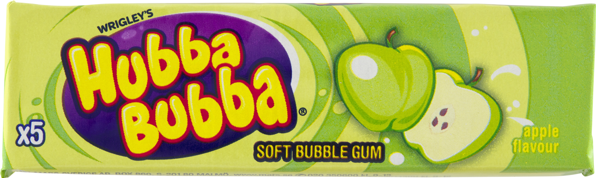 Hubba Bubba Apple 5-Pk