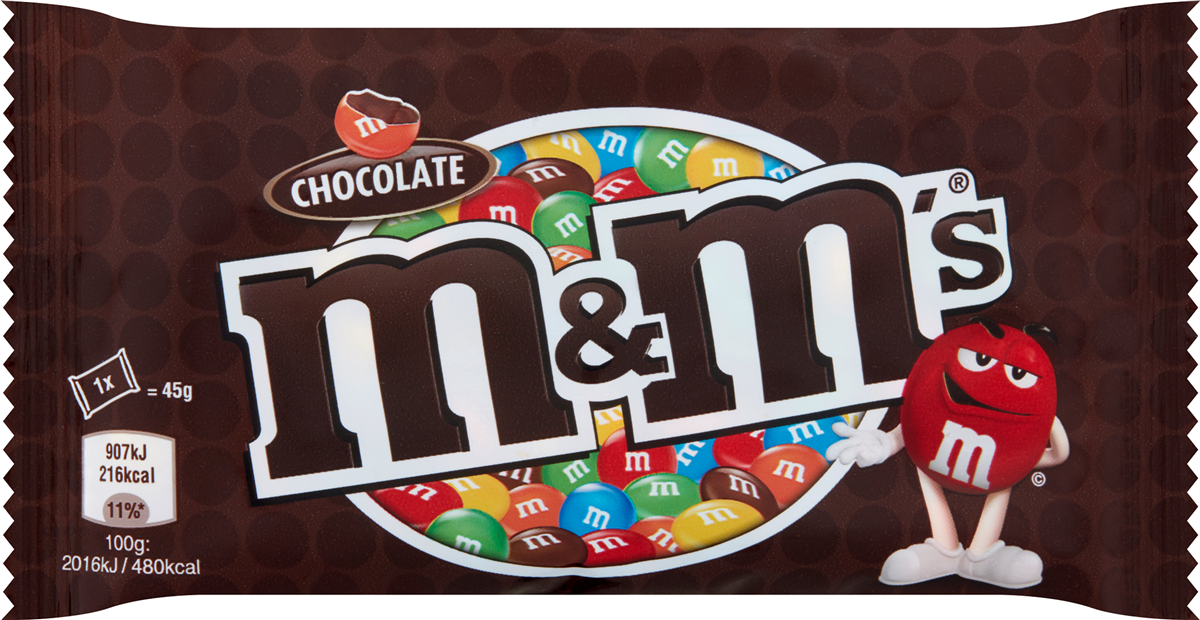 M&M's Chokolade 45 g