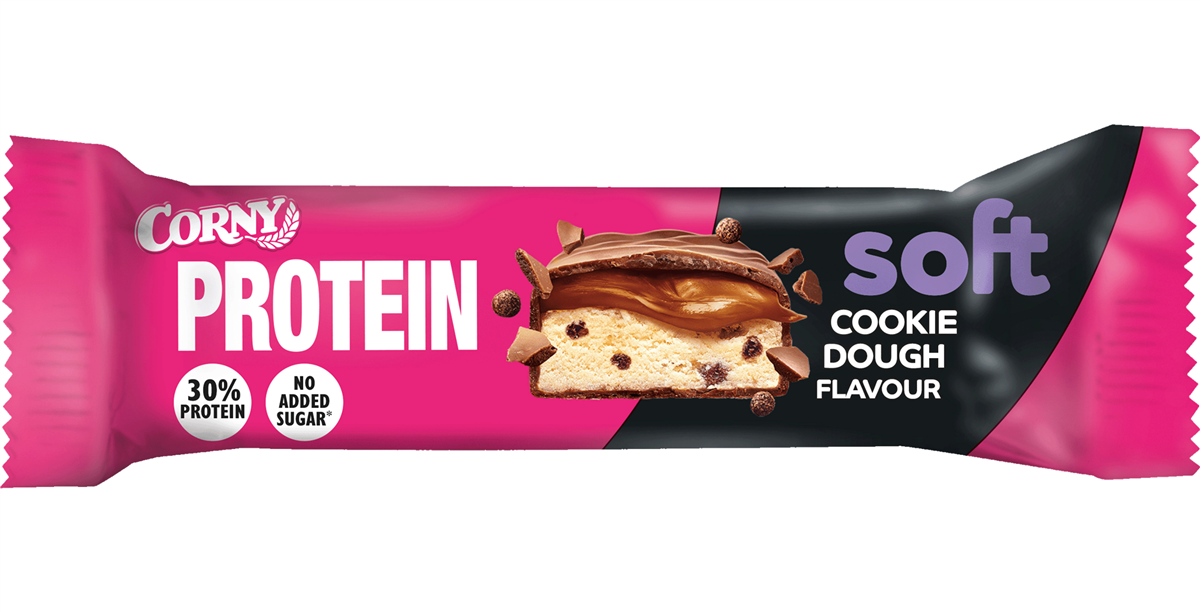 Proteinbar m. Cookie dough smag, Corny Protein 45 g
