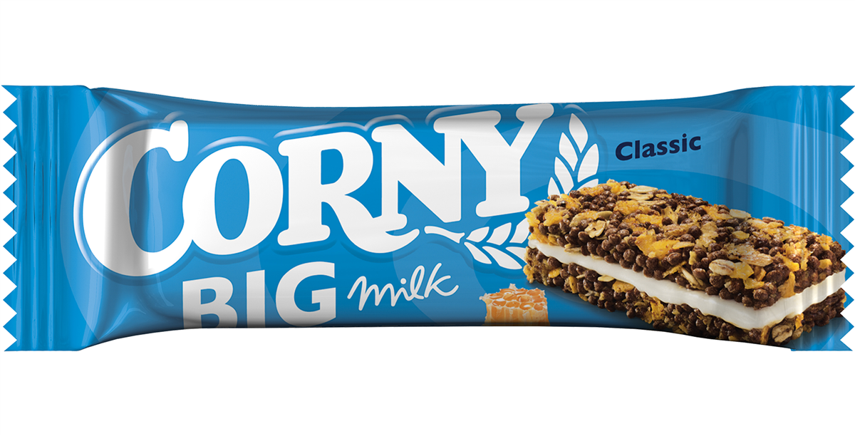 Corny, Müslibar m. honning og mælkecreme