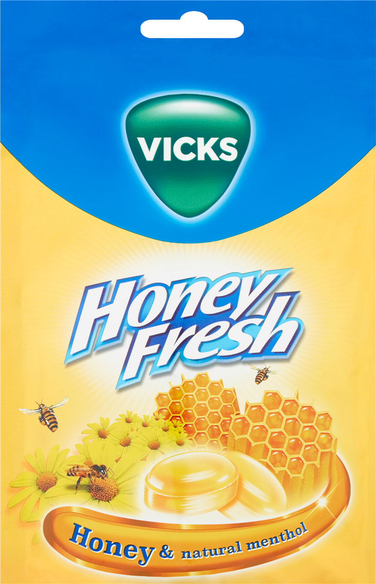 Vicks, Pastiller m. honning- og mentholsmag