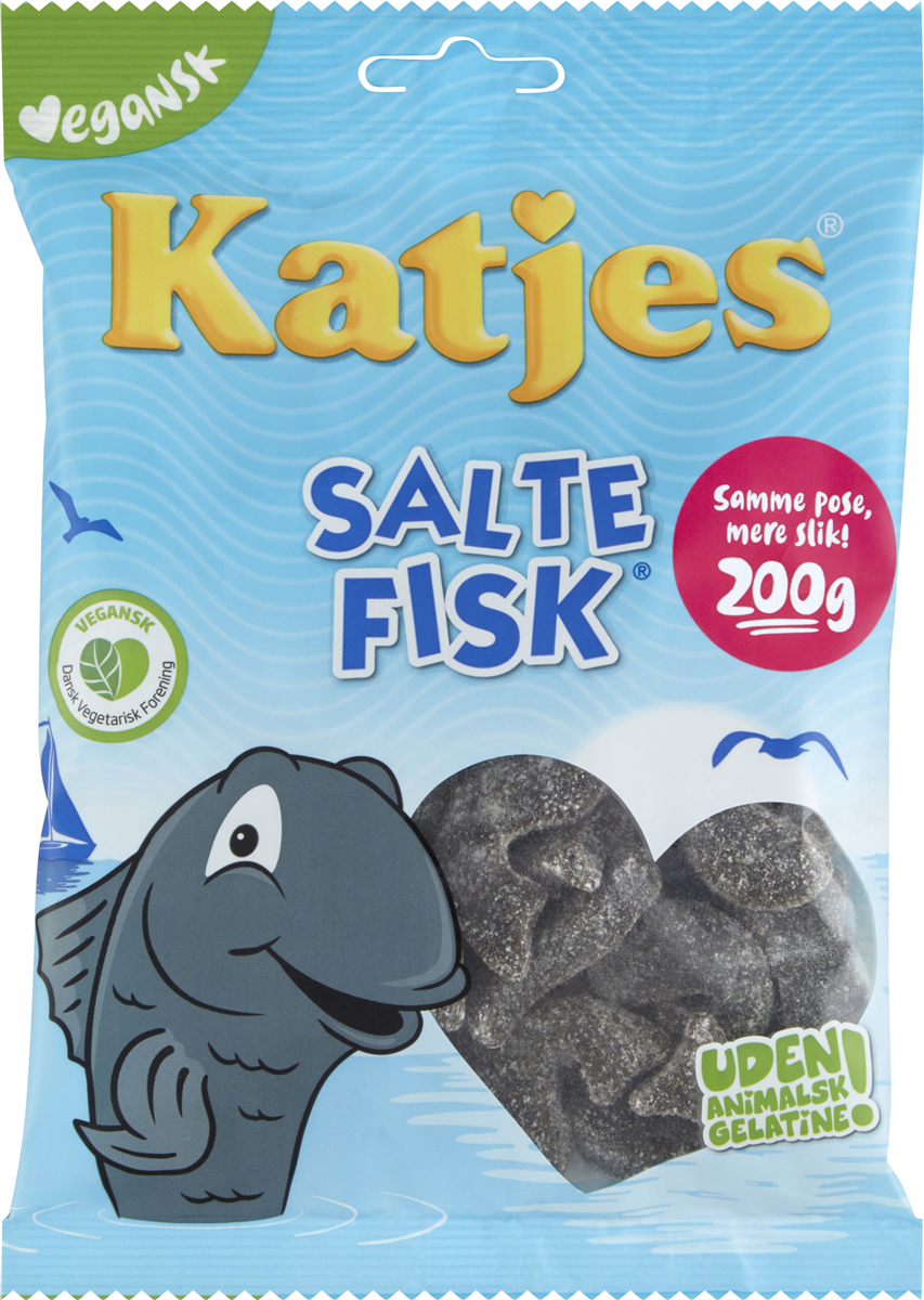 Katjes salte fisk 200 g