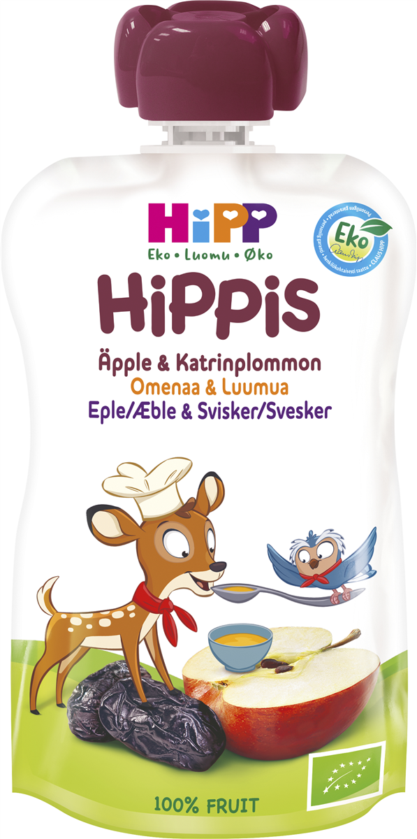 HiPP æble&sves 4M øko 190 g