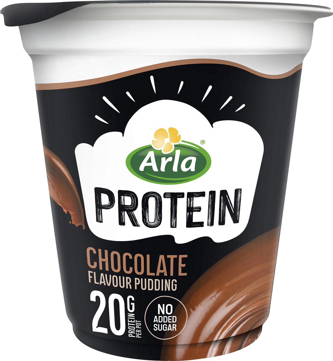 Proteinbudding m. chokolade 1,5% laktosefri, Arla Protein 200 g