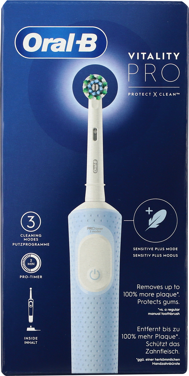 Oral-B Vitality Pro Elektrisk Tandbørste Vapor Blue 1 stk