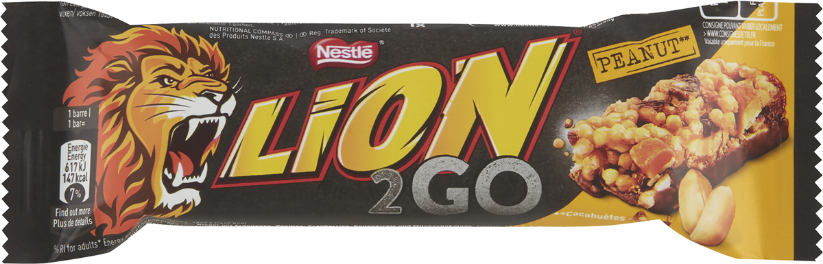 Nestlé Lion 2Go bar peanut 40 g