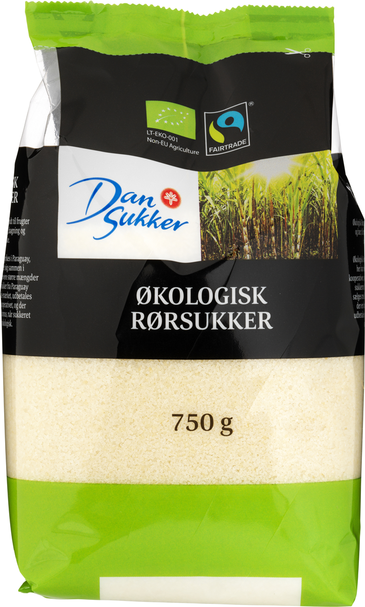 Rørsukker øko. Dansukker