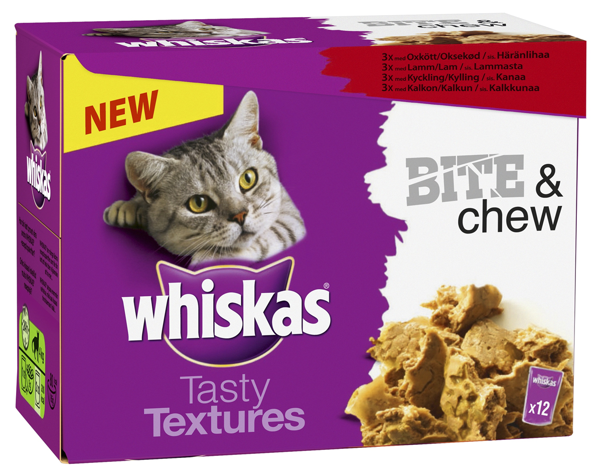 Whiskas Bite&Chew mix pat+ 100 g