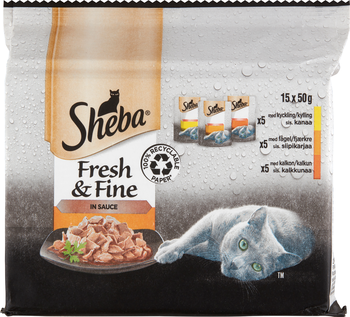 Sheba F&F 15P 750 g