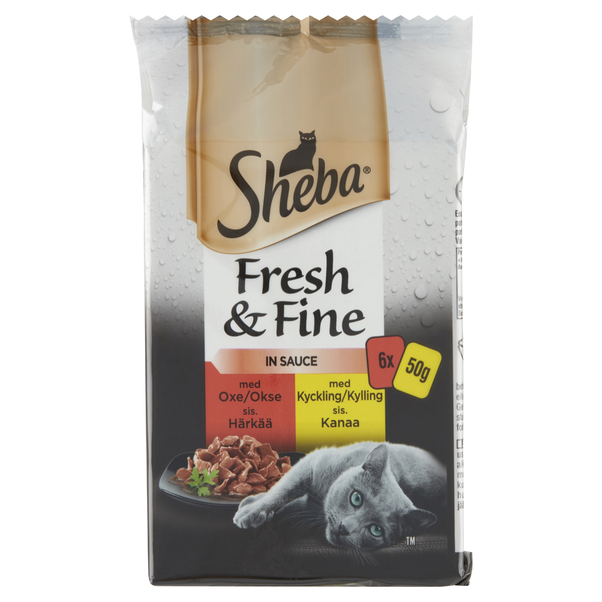 Sheba pouch F&F okse/kyll 300 g