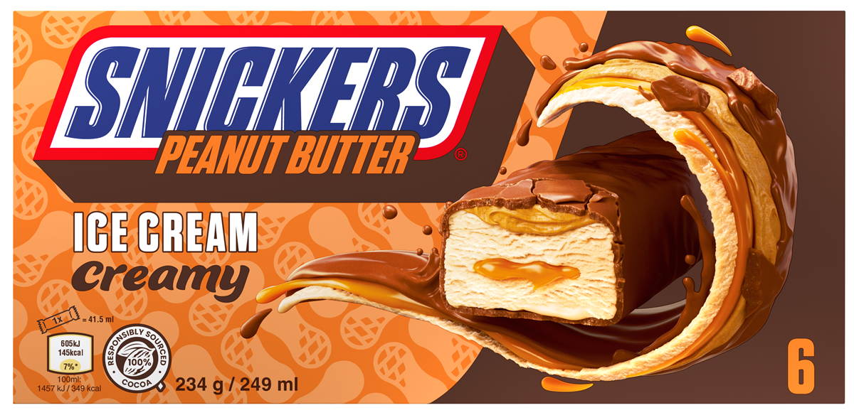 Snickers icecream creamy