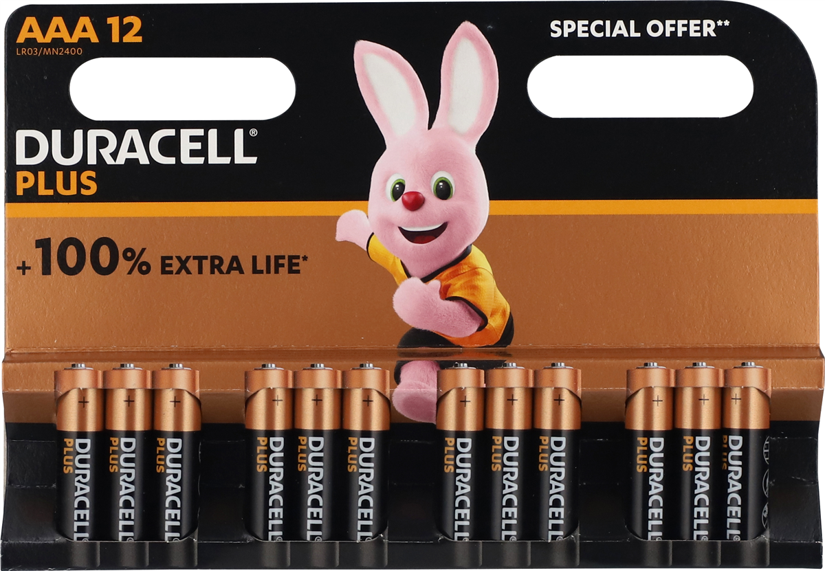 Duracell Plus Power AAA