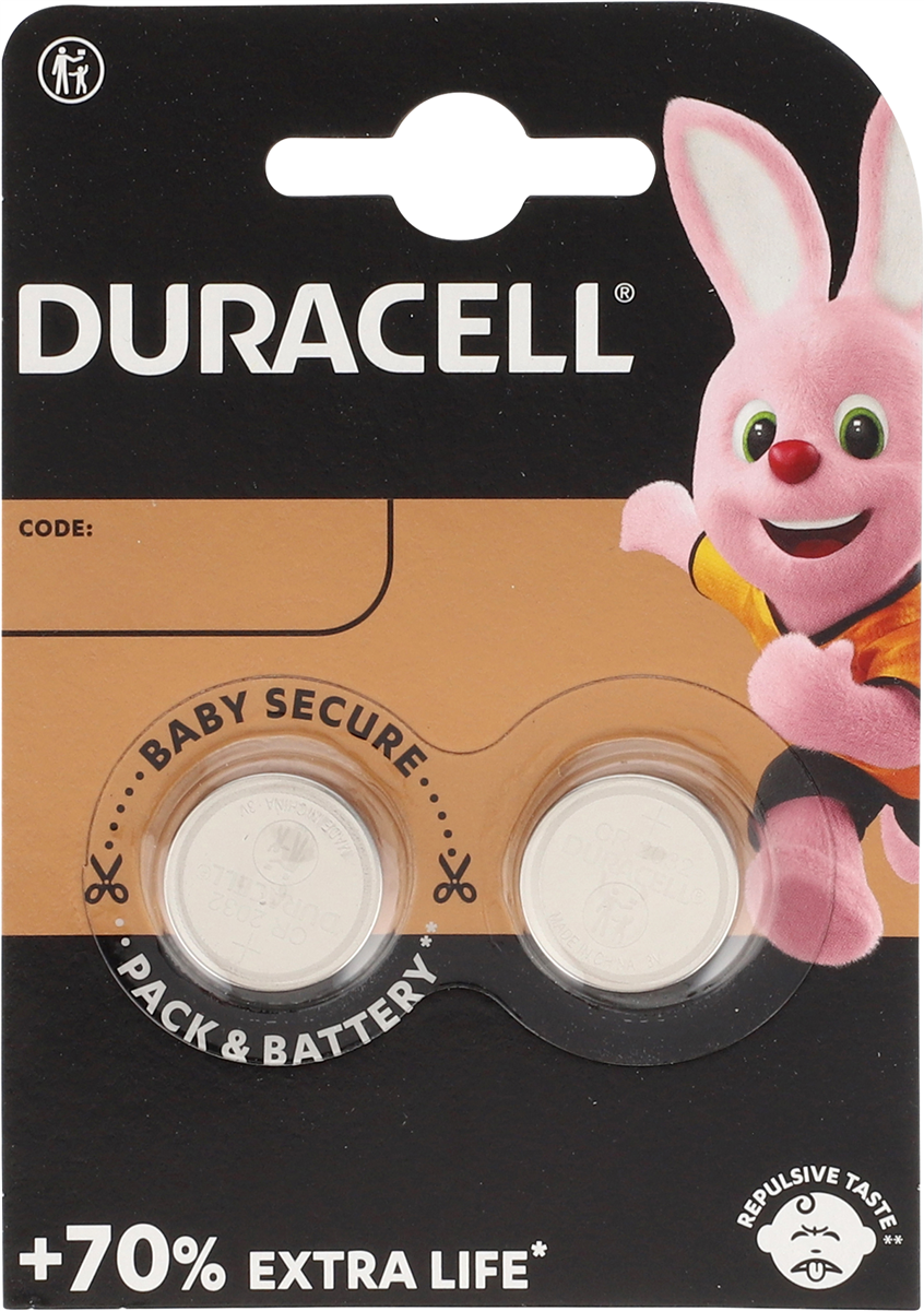 Duracell Electronics CR2032 2 stk