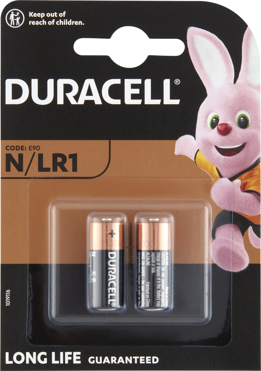 Duracell N/LR1 batterier 2-pak