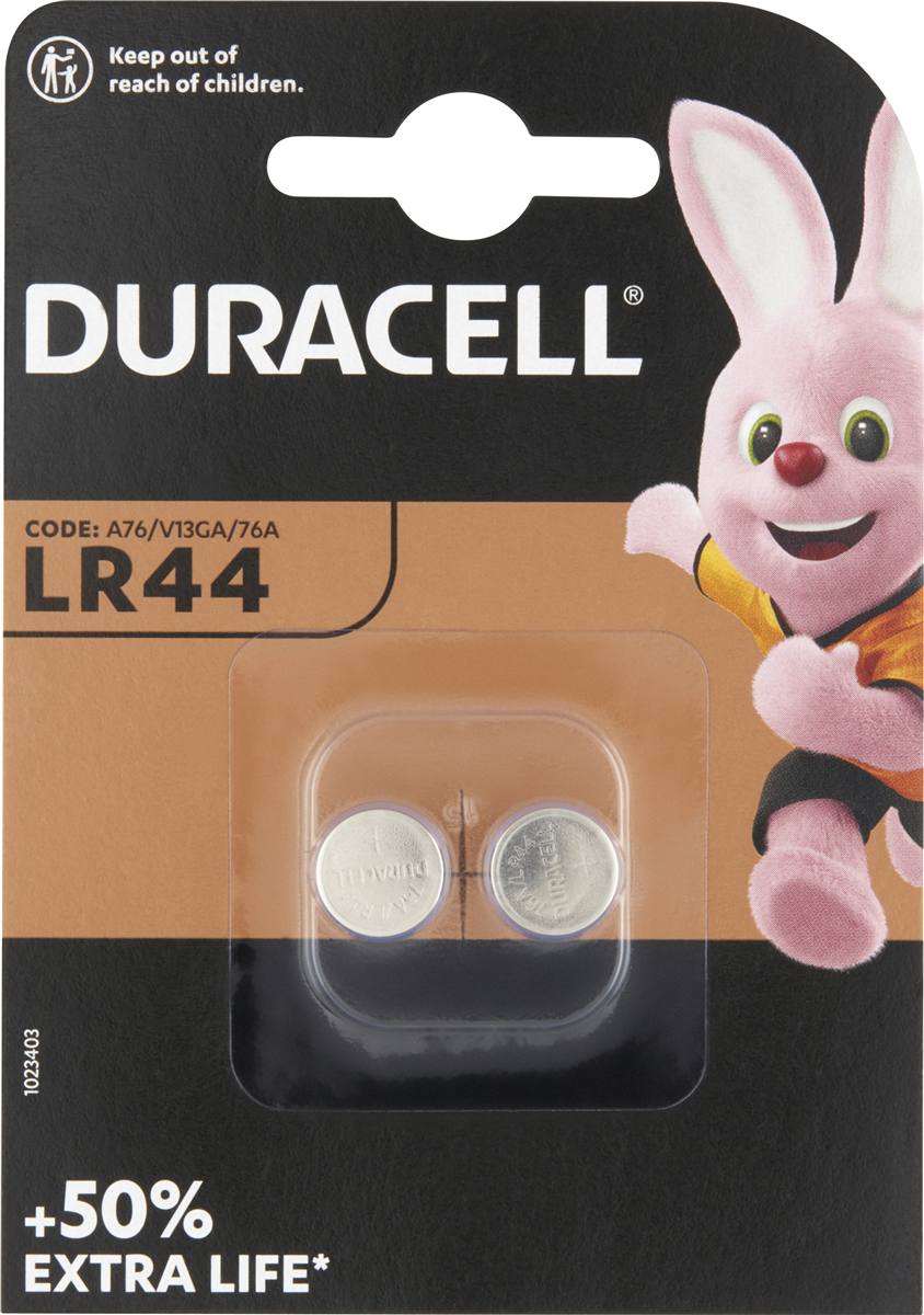Duracell LR44 Batterier 2-pak