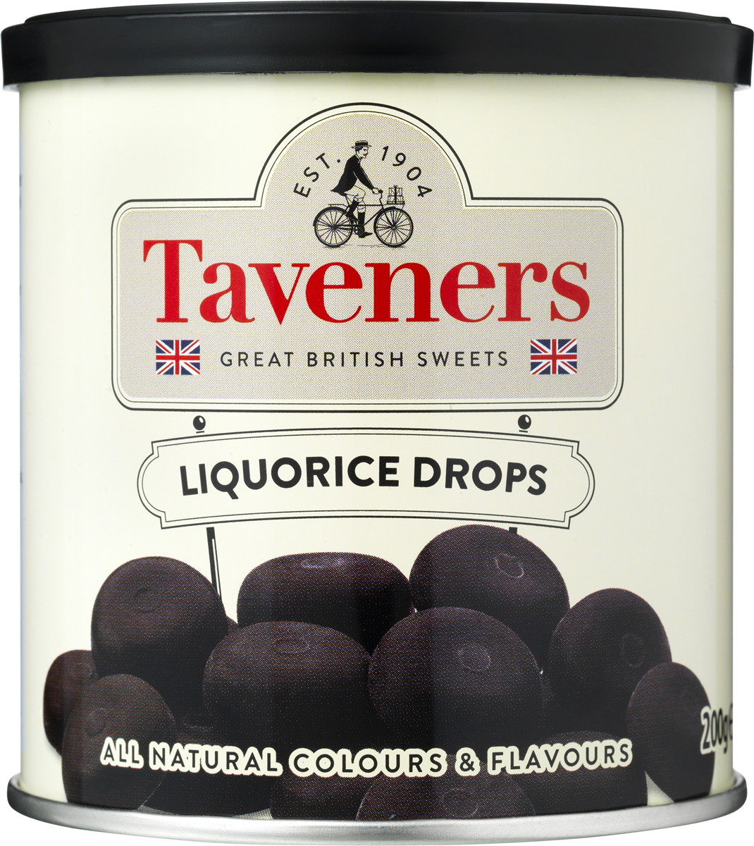 Taverners licorice drops 200 g