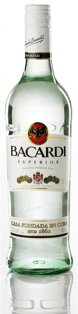 Ron Bacardi white 37,5% 700 ml